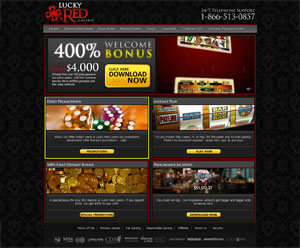 lucky red casino software