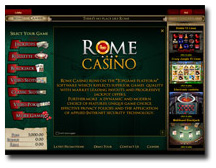 rome casino screenshot