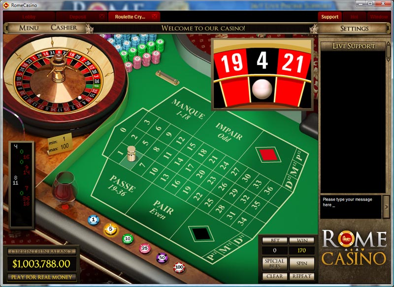 rome casino roulette