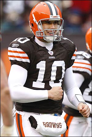 brady quinn cleveland browns quarterback