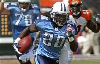 chris johnson titans running back