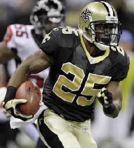 reggie bush new orleans saints running back