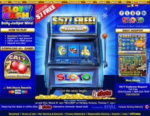 Sloto Cash casino screenshot