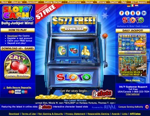 Sloto Cash casino screenshot
