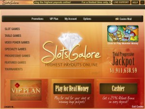 slots galore lobby